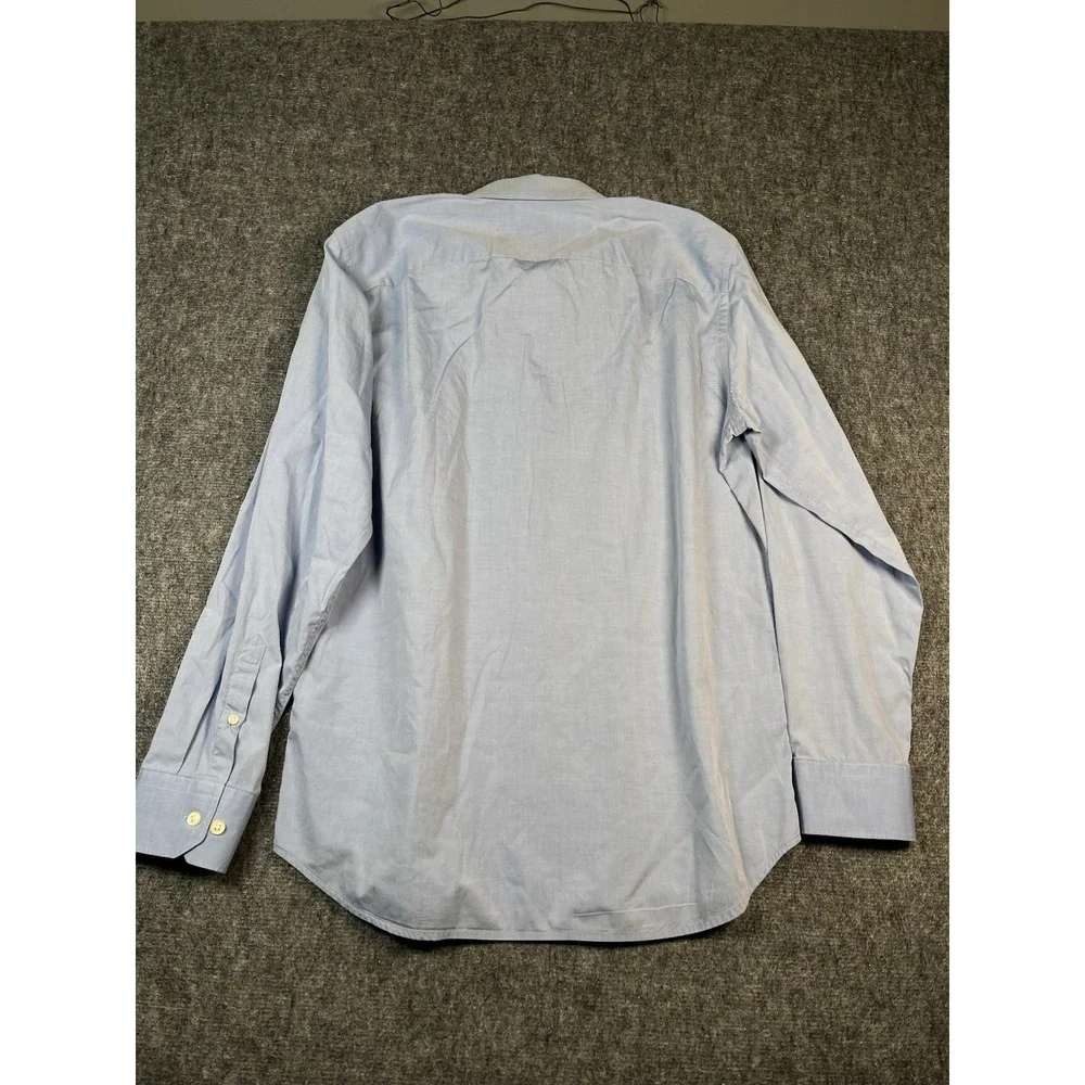 Banana Republic Men‎ Medium Long Sleeve Button Casual Stretch Blue Work School